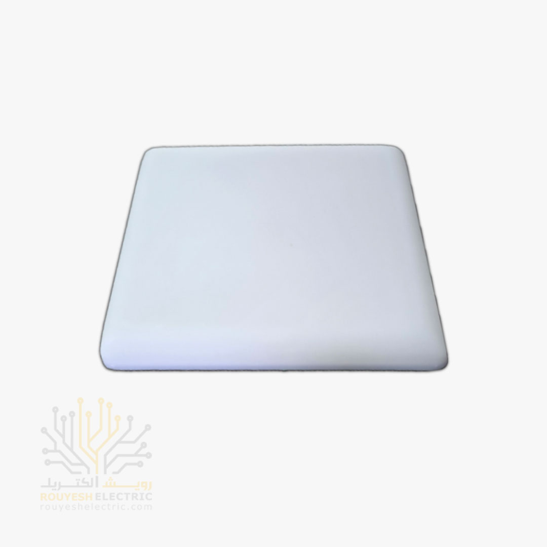 پنل سقفی توکار فول لایت 24 وات برند تک تاب مدل هاله فنر متغیر مربع استاندارد رنگ مهتابی