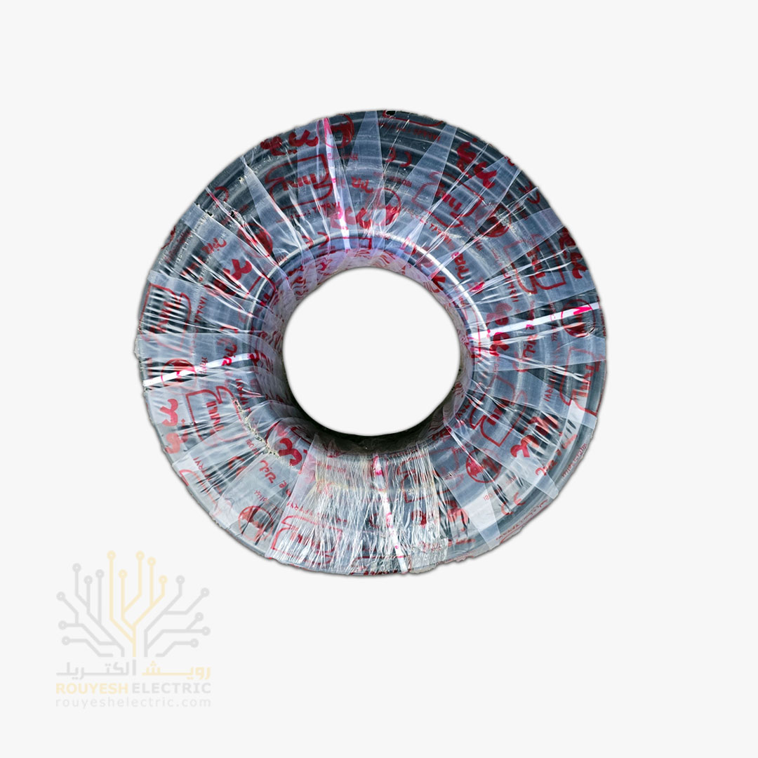 کابل برق نمره 4x6 برند نوید استاندارد حلقه 100 متری