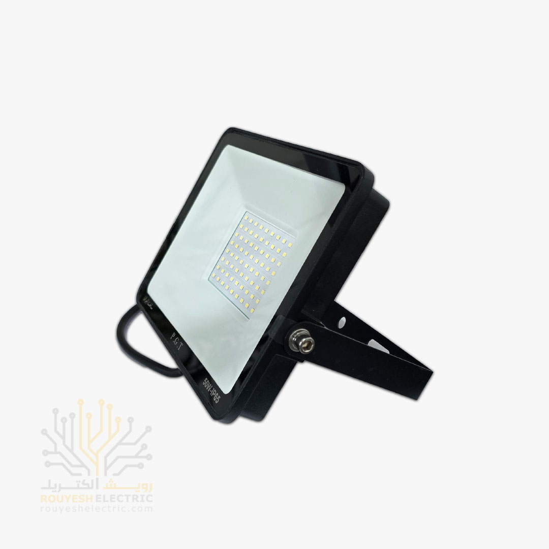 پروژکتور 50 وات SMD برند پی جی تی PGT سری آنبرد بدون درایو