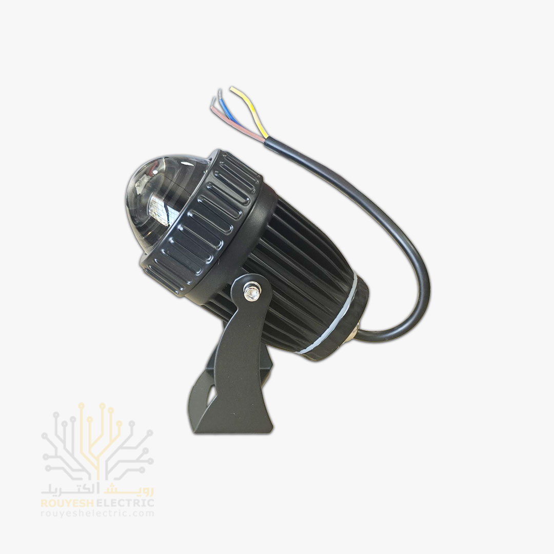 جت لایت 10 وات خارجی برند اس تی ال بدنه مشکی چیپ کری انبه ای