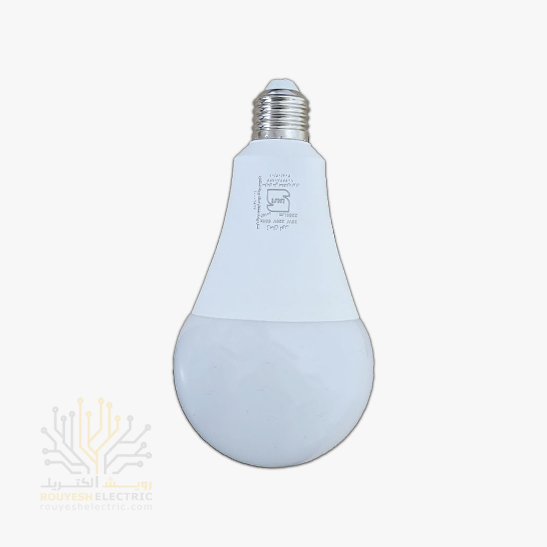 لامپ ال ای دی 25 وات حبابی برند زمان نور مهتابی