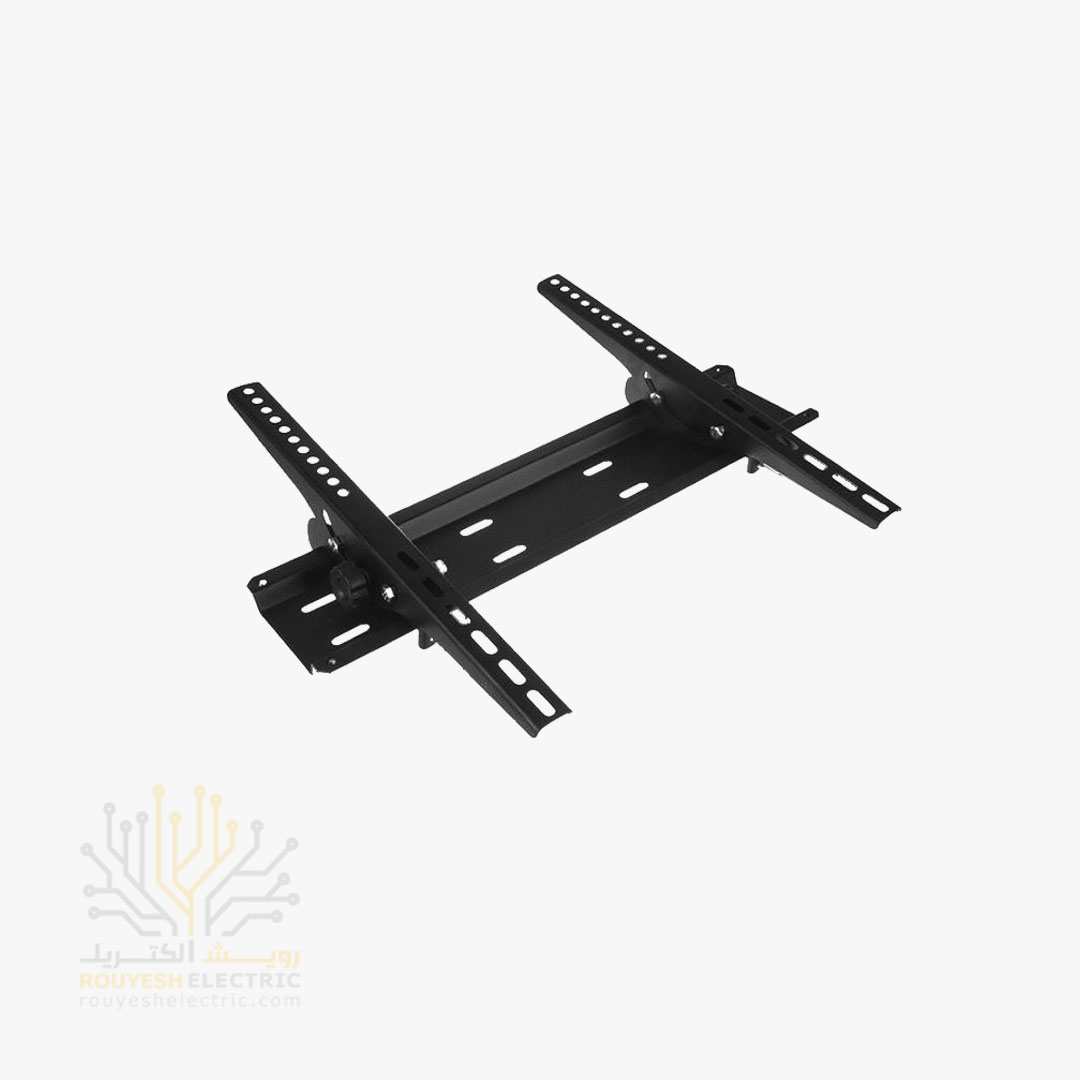 پایه تلویزیون متحرک برند پاور تکنیک مدل E260 سایز 32 تا 65 اینچ تحمل وزن 40 کیلوگرم