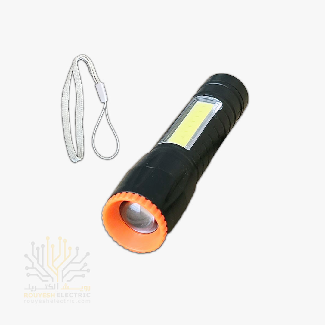 چراغ قوه پلیسی زوم دار تک جعبه کد 511