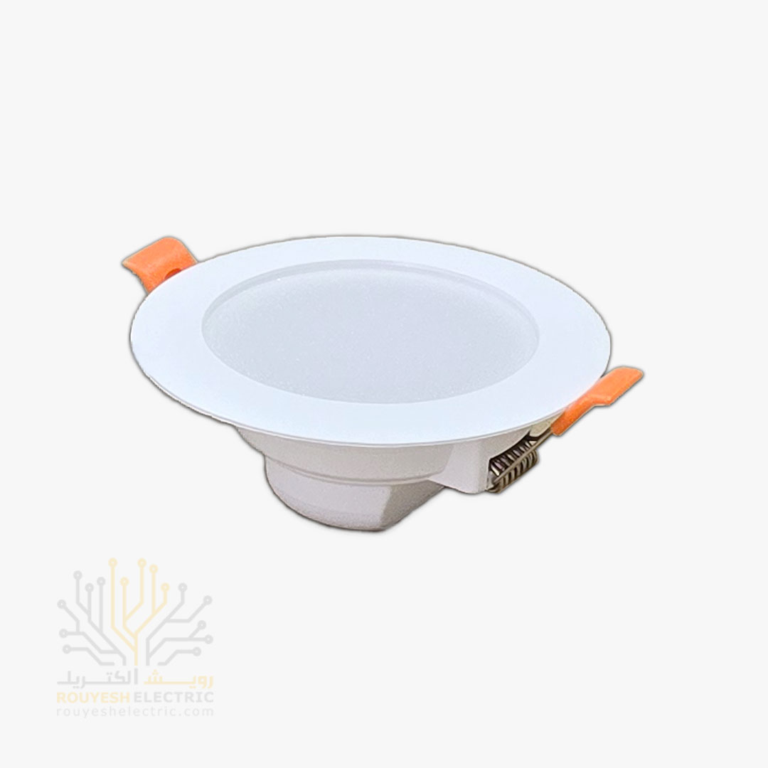 پنل سقفی توکار 8 وات برند بروکس مدل بک لایت رویه 7.5 رنگ یخی