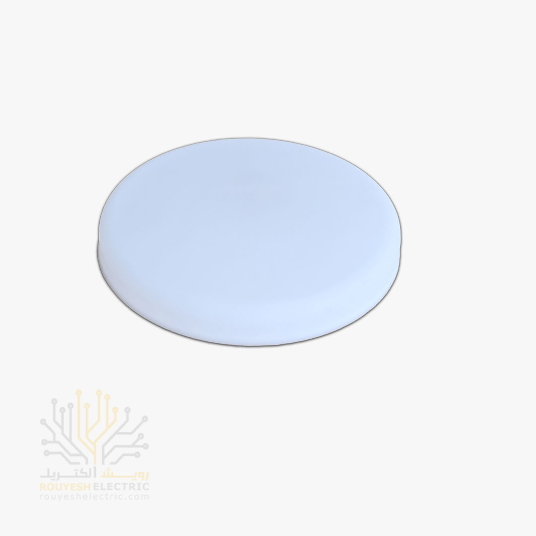 پنل سقفی توکار فول لایت 24 وات برند تک تاب مدل هاله فنر متغیر دایره استاندارد رنگ مهتابی