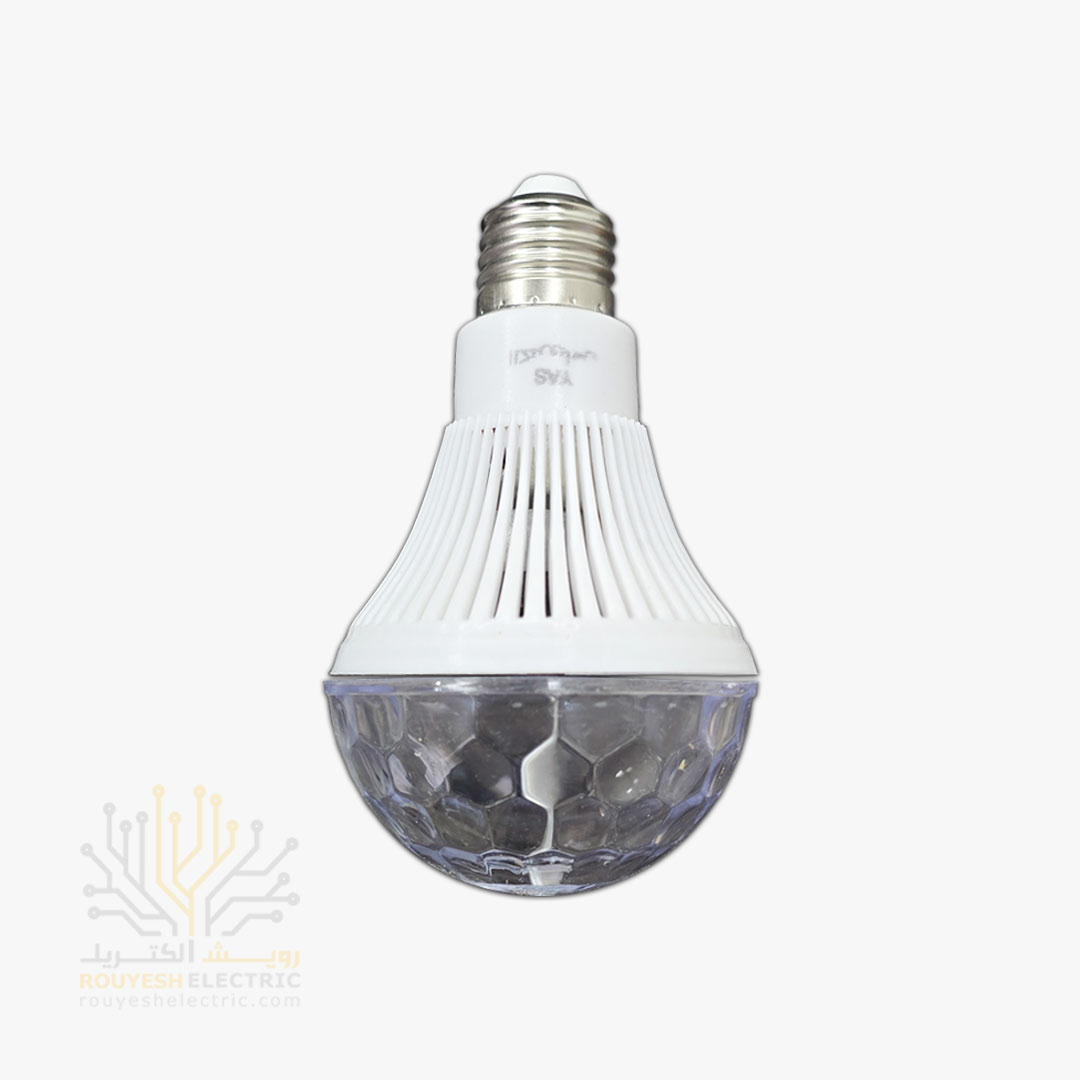 چراغ دیسکویی ساده 3 وات برند الکترو یاس مدل لامپی