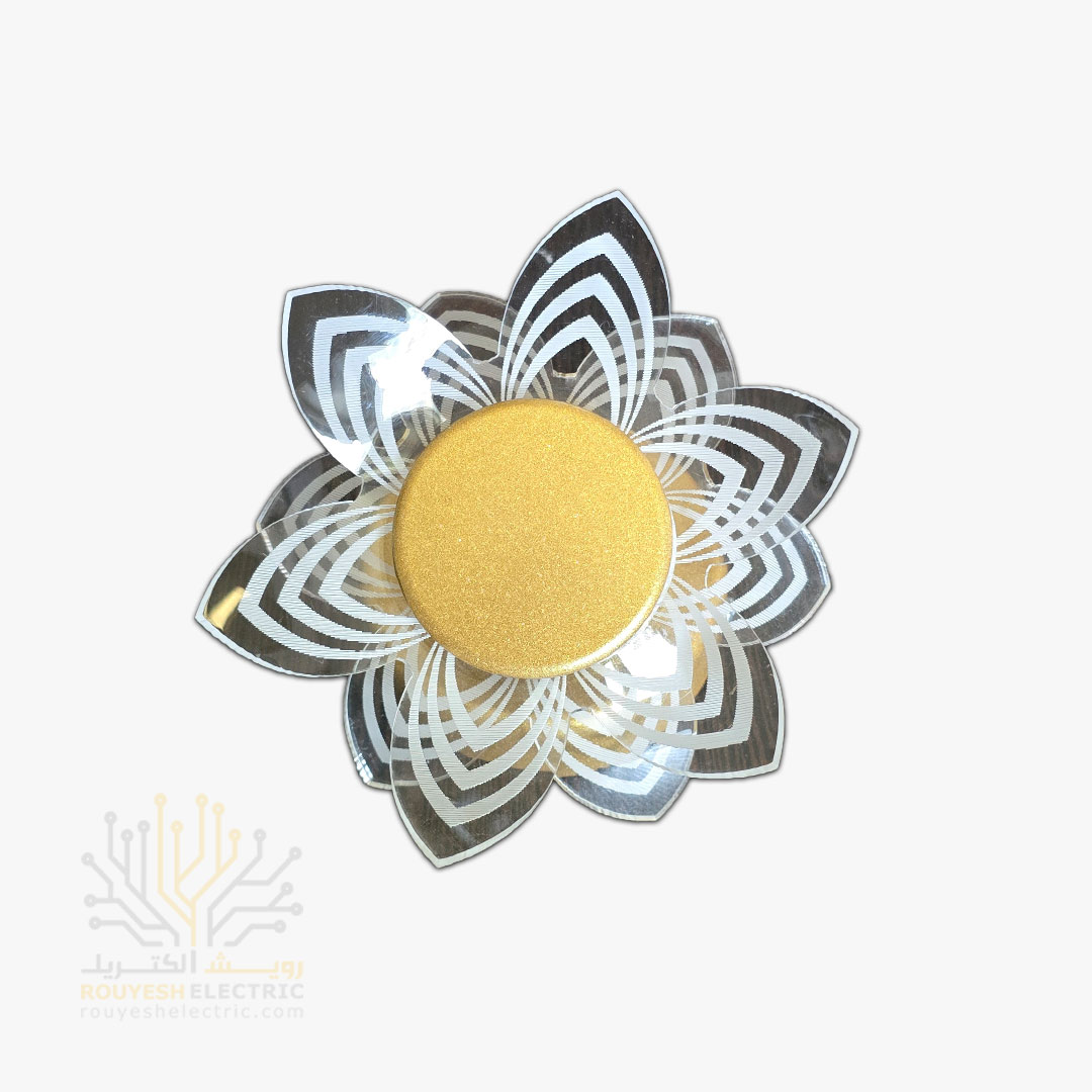 چراغ خواب دیواری برند شب افروز مدل پلکسی کد 1002 آفتابی